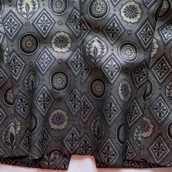 Vintage oversized blazer 80's jacquard sz S/M - Picture 5 of 8